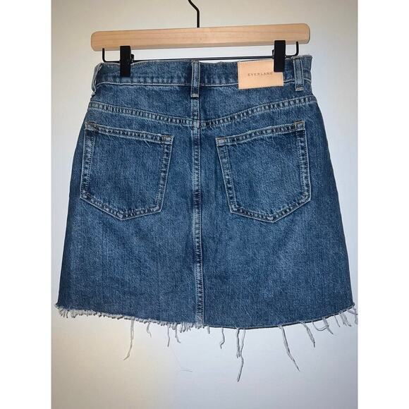 Everlane the reconstructed denim skirt size 24 (0) - Picture 5 of 8